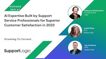 AI Expertise Built by Support Service Professionals For Superior Customer Satisfaction in 2023