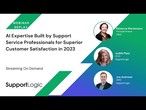 AI Expertise Built by Support Service Professionals For Superior Customer Satisfaction in 2023