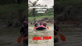 Belajar memarkirka  perahu Gempita unika(MAPALA) part 2 #fypシ゚viral #lestari #sungai #arungjeramfyp