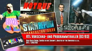 RTL Vorschau- und Programmtrailer (1992 & 1993)