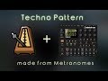 Lets create techno pattern made from metronome sounds with the elektron digitakt