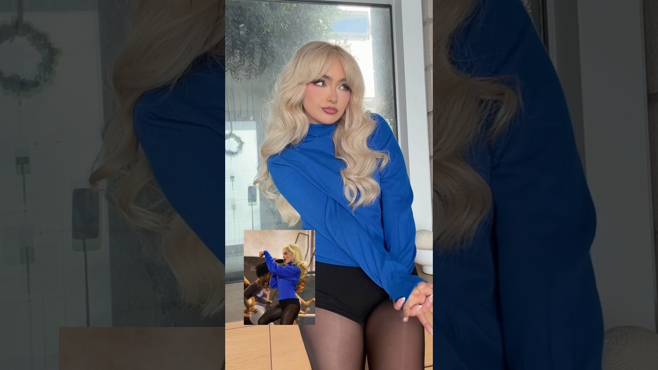 Obsessed with #sabrinacarpenter and this #coachella look so I had to recreate it! 🥹💙
