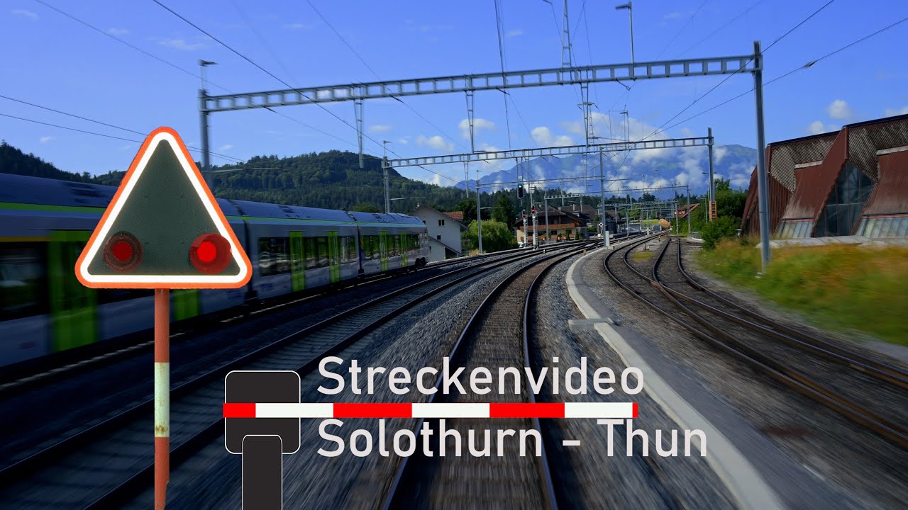 Cab ride / Führerstandsmitfahrt Regio Solothurn - Burgdorf - Konolfingen - Thun