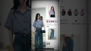 Part 2#outfitideas #collegeoutfits #meeshodress #meeshohaul #meesho #meeshofinds #meeshofashion