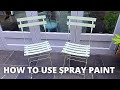 How to prepare and use spray paint