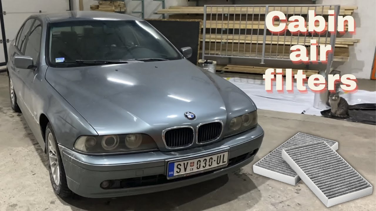How to Change the Cabin Air Filters on a 2001 BMW E39 520d YouTube