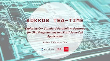 Kokkos Tea time with Ester El Khoury (CEA): Exploring C++ Standard Parallelism Features for GPU