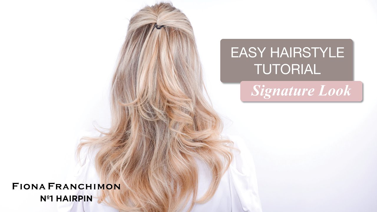 ⁣How to do a Signature Look | Hair Tutorial No.1 Hairpin | Fiona Franchimon