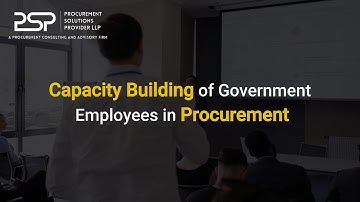 Capacity Building for Public Procurement with PSP LLP