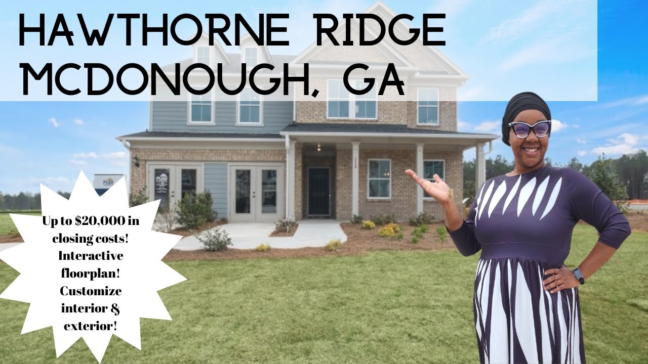 New Homes in McDonough, GA Interactive Floorplan Prime Location