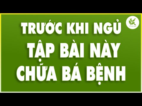 Trước Khi Ngủ TẬP ĐỘNG TÁC NÀY Thì Không Lo Bị BỆNH TIM - CAO HUYẾT ÁP Ngủ 1 Giấc Thẳng Lưng | TCL