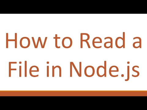 How to Read a File in Node.js
