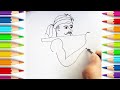How To Draw Indian Farmer 🚜🐄🌾👨🌾//Easy Farmer Drawing #drawing #easydrawing #farmer #howtodraw