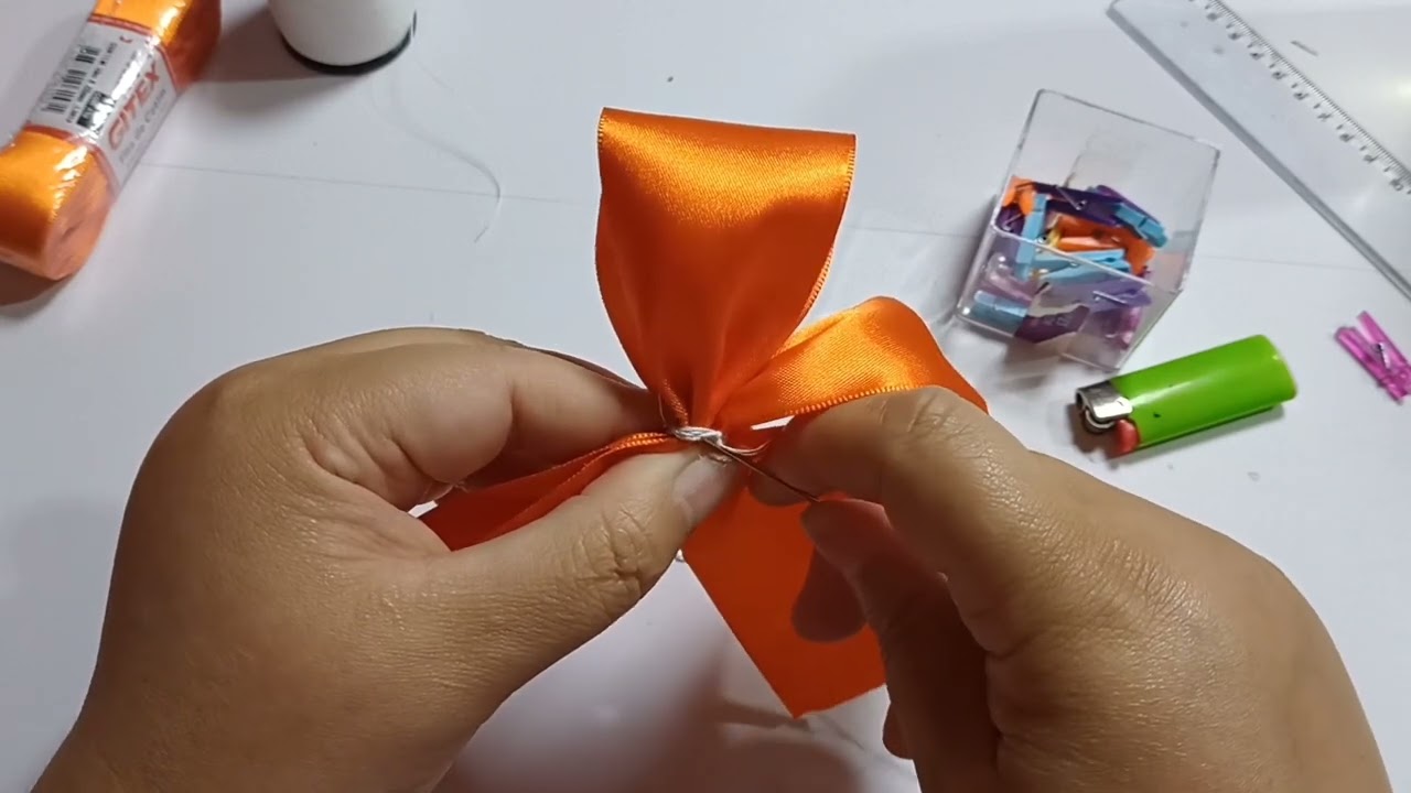 Laço de fita de cetim/uso nas calcinhas/link da vídeo aula da calcinha na descrição do video