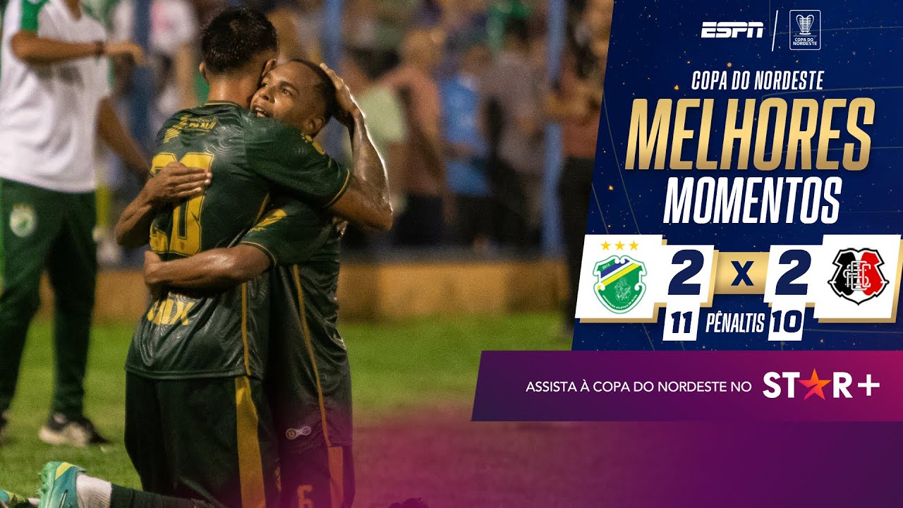 Altos elimina o Santa Cruz no pênaltis e avança à 2ª fase da Copa do Nordeste | Melhores Momentos