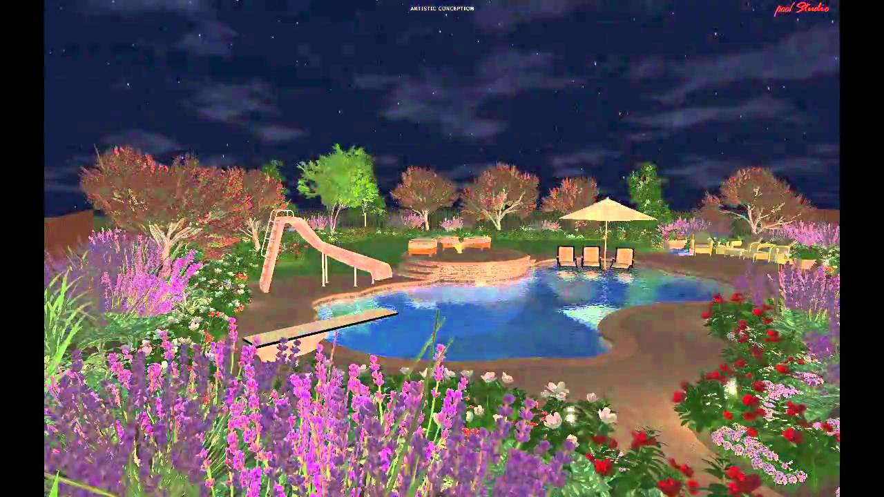 The Williamson Pool - Pool Creator Pro 3D Model