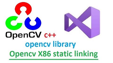 Opencv x86(32 bit) static linking with visual studio