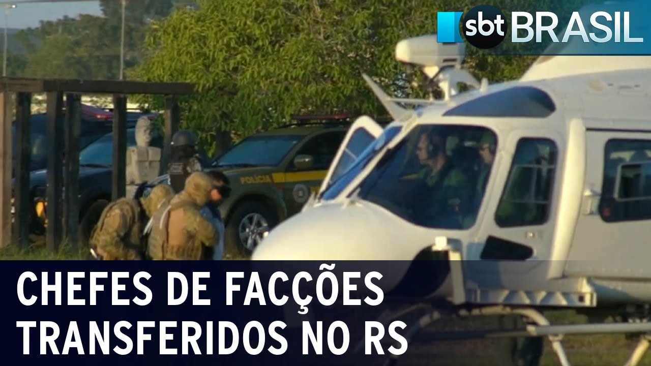RS: chefes de facções são transferidos para prisões federais | SBT Brasil (09/11/20)