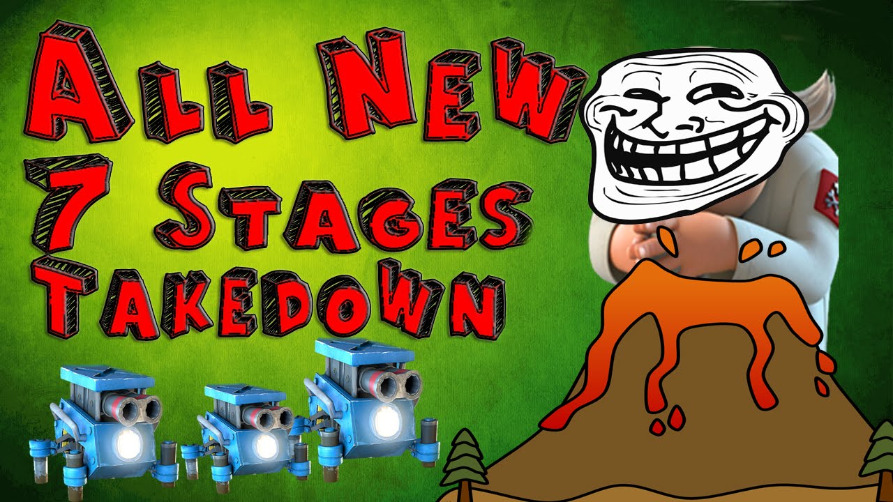 New Volcano "Doctor Terror" - 7/7 Stages - Unboosted - EASY - Boom Beach