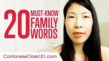 Learn the Top 15 Must-Know Family Words in Cantonese