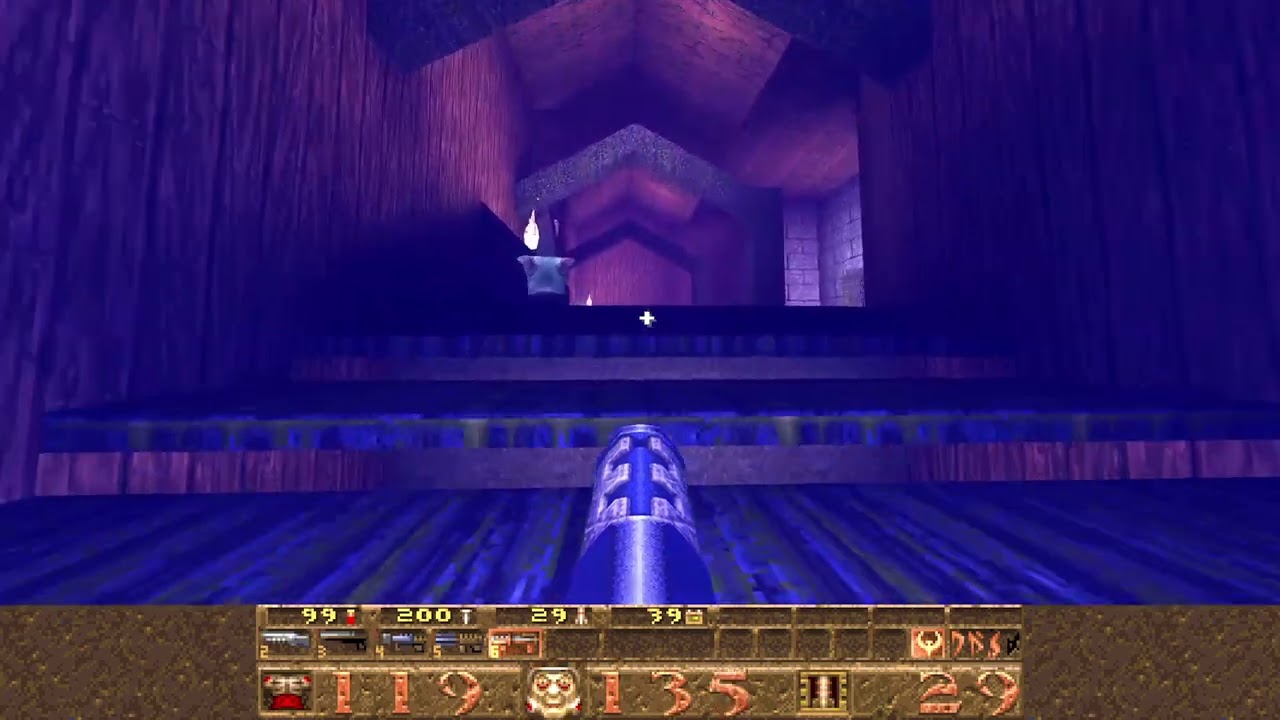 E4M5 Hell's Atrium    Quake Walkthrough Easy Difficulty No Commentary