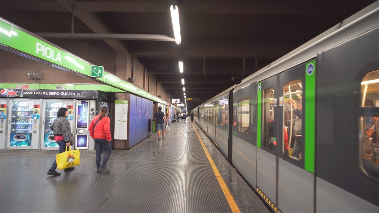 Italy, Milan, 2X metro ride from LIMA to PIOLA