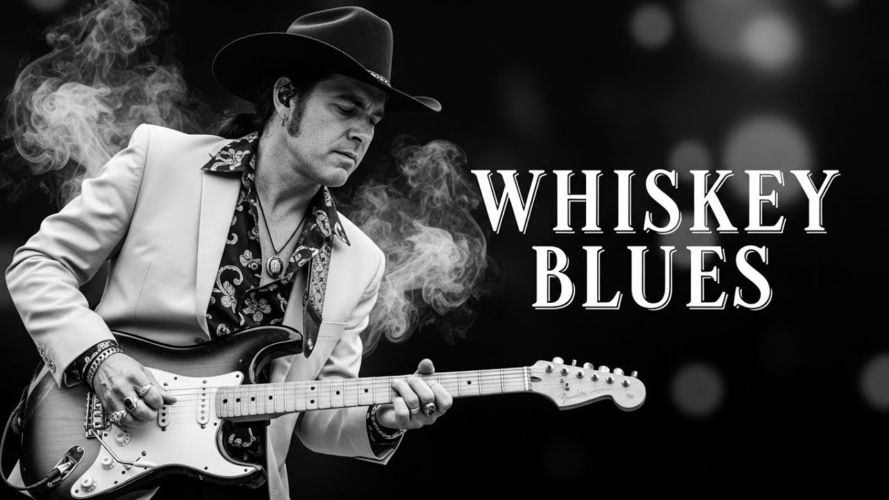 Live Whiskey Blues Night – Beautiful Relaxing Blues Music for Stress Relief