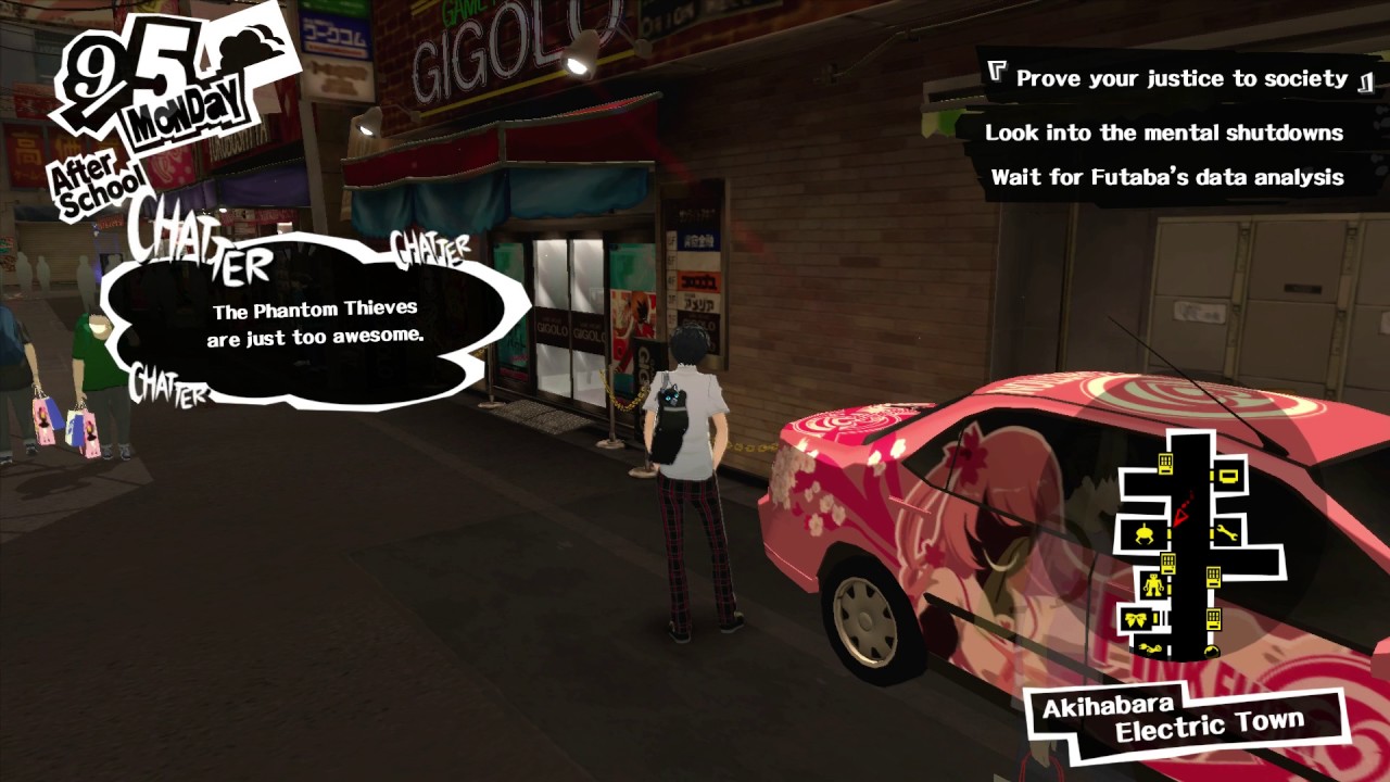 Persona 5 - 9/4: Winner's Don't use Cheats: Explore Akihabana & Joker