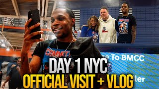 Weekend of a College Athlete: Part 1 Official Visit Day 1 NYC Vlog (Jalen Chandler)