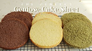 FOOLPROOF 3 Types of Genoise Cake Sheet : no fail recipe | SweetHailey