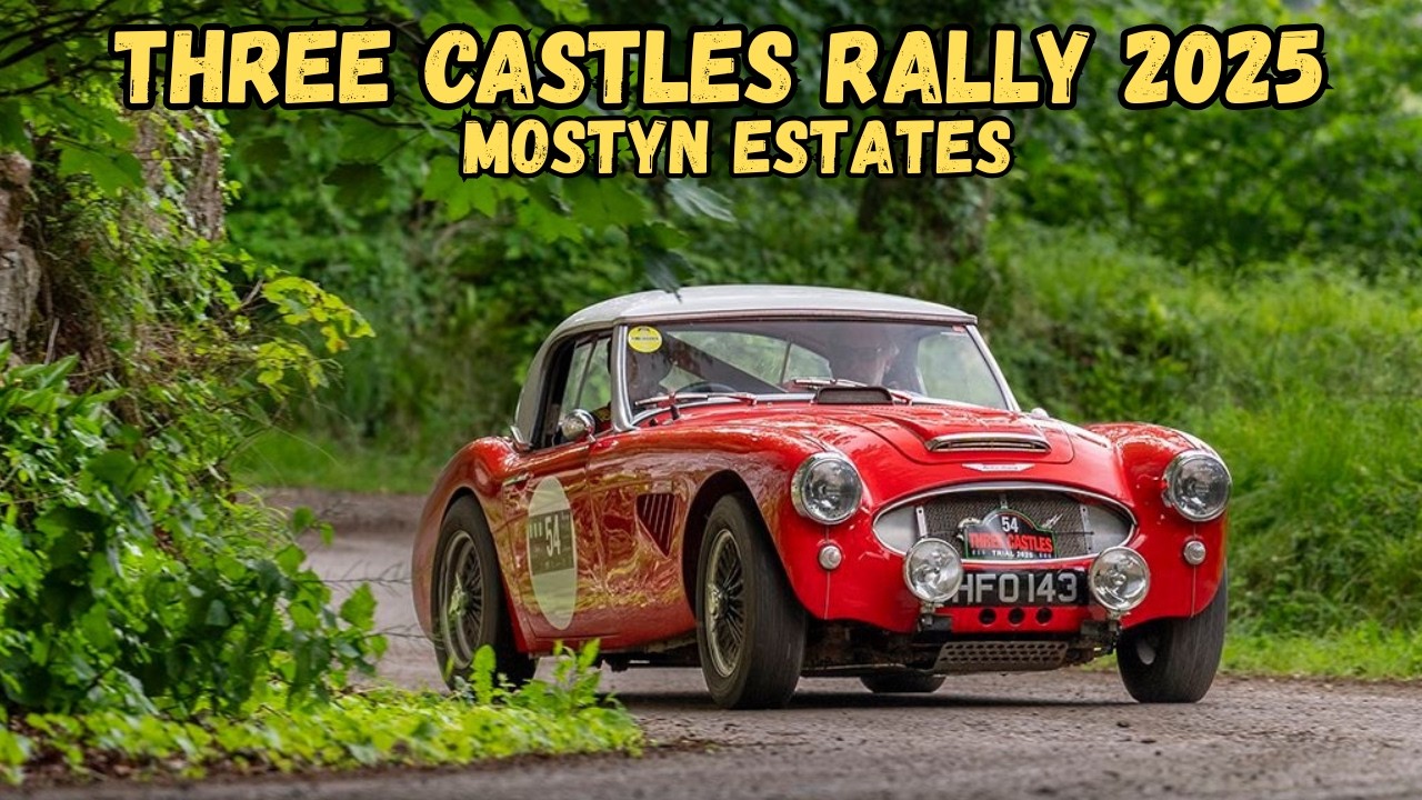 Three Castles Rally 2025 | Classic Cars on the Mostyn Estate Stage ...