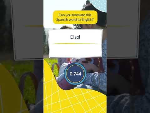 Spanish Weather Quiz: What is "El sol" in English? #Short - YouTube