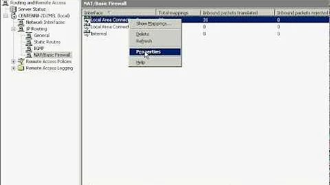 NAT Configuration on Windows Server 2003 - Part1