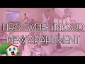 FIRST WEEK IN THE NEW APARTMENT! **MOVING VLOG #2**