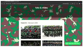 project website TNI AD ||| WordPress || ASJ