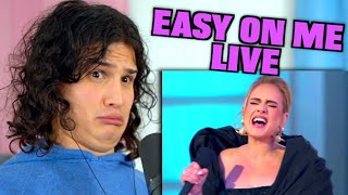 Vocal Coach Reacts to Adele - Easy On Me LIVE (2021)