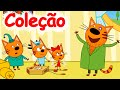 Kid-E-Cats em Portugues | Coleção dos episódios | Desenhos para crianças