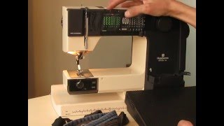 Husqvarna Optima 150 Nähmaschine  Sewing machine Швейная машина  Test