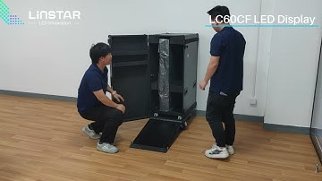 How to Pack LC60CF Foldable LED Poster | Flight Case
