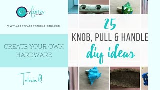 DIY Furniture Hardware + Drawer Pulls