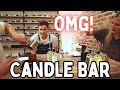 This candle bar business is a game changer behind the scenes with cork  candles
