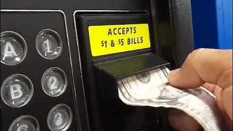 5-Dollar bill tape trick on Trading Card Vending Machine at Bowler City (WARNING -- DO NOT ATTEMPT)
