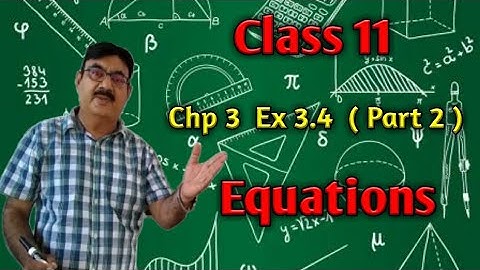 Class 11 | Maths Sindh Board | Chapter 3 , Ex : 3.4 | Part 2 | Lecture no. 6 || By SIR SHAHID