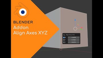 Blender | Addon | Align Axes XYZ