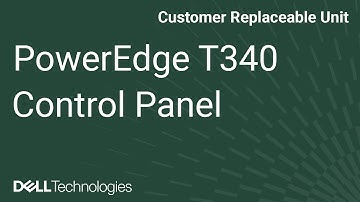Dell PowerEdge T340: Remove/Install Control Panel Assembly