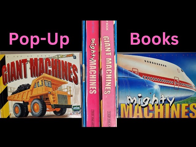 Mighty Machines. Giant Machines. A Pop-Up Book Box Set - YouTube