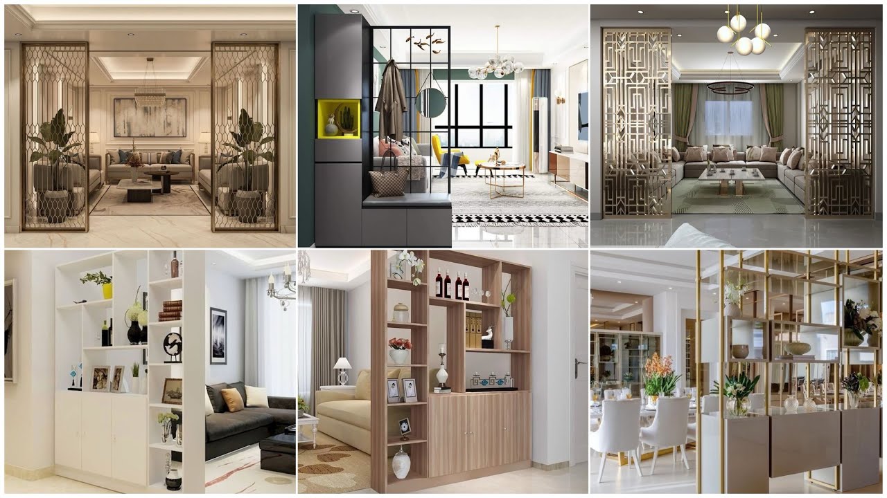 Modern Living Room Partition design ideas 2024 | Room Divider ideas ...