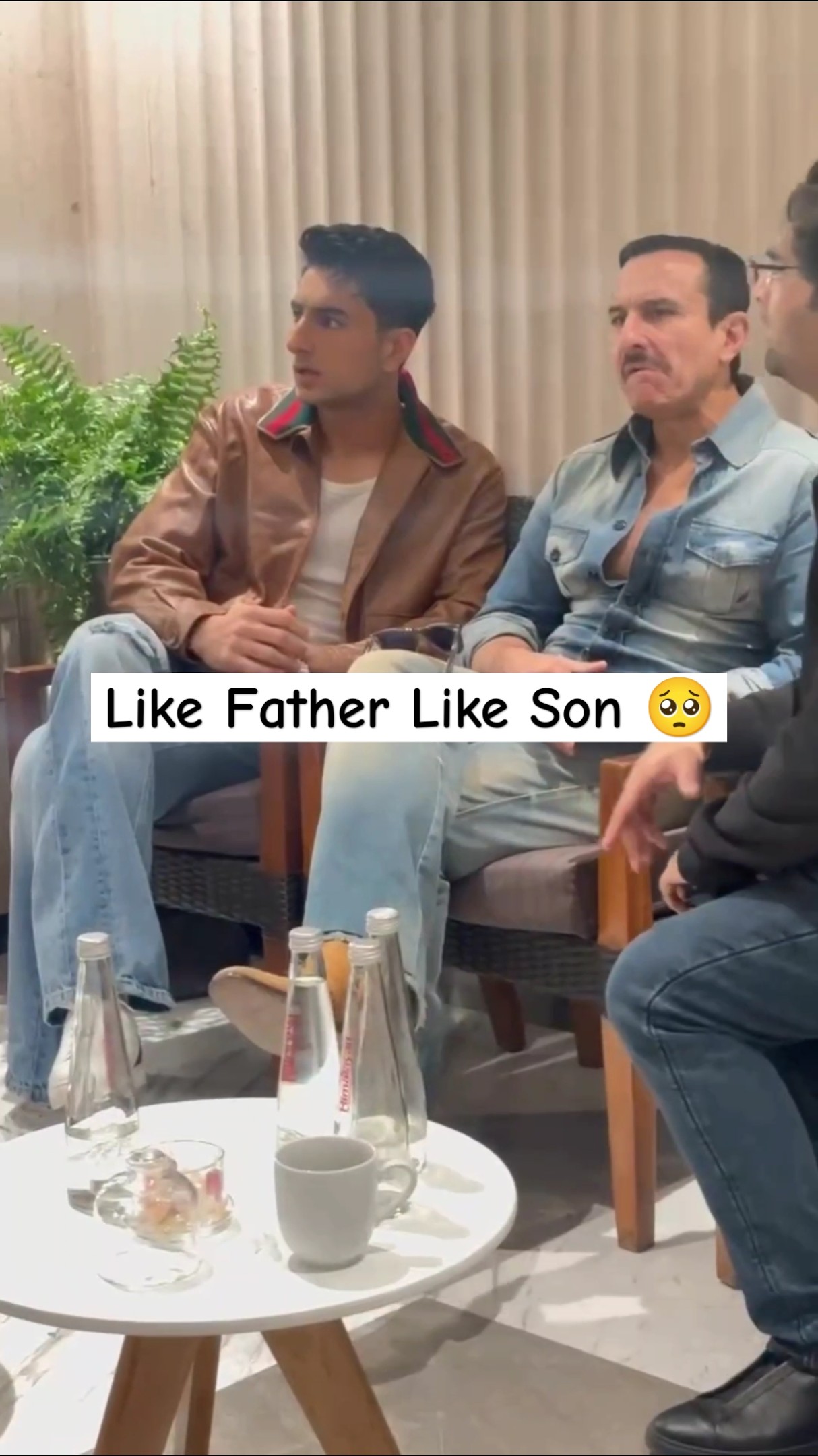 UNSEEN Footage of Ibrahim Ali Khan \u0026 Saif Ali Khan From An Event | #shorts #bollywood #trending