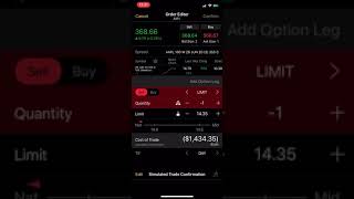 How to Open & Close a Call or Put option on ThinkorSwim Mobile