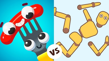 Fork N Sausage vs Ragdoll Break – Satisfying & Funny ASMR Gameplay on Android and iOS!
